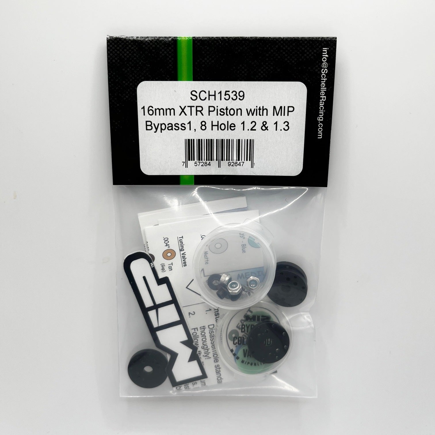 Schelle 16mm XTR Piston with MIP Bypass1, 8 x1.2 & 1.3 – Schelle