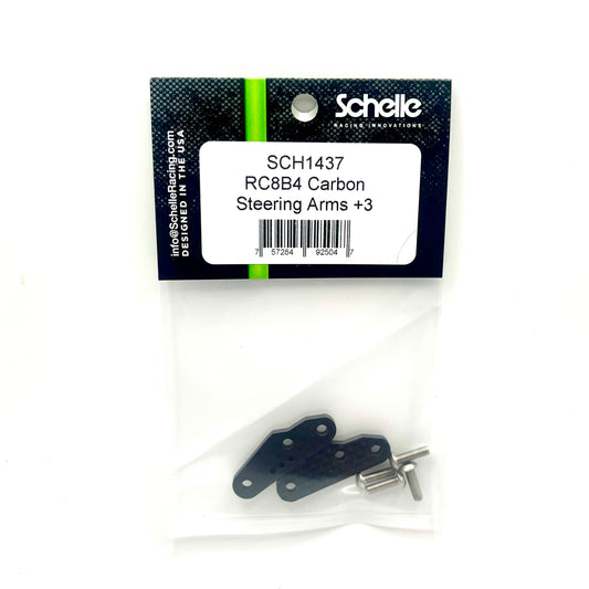 RC8B4.1 Carbon Fiber +3 Steering Block Arm
