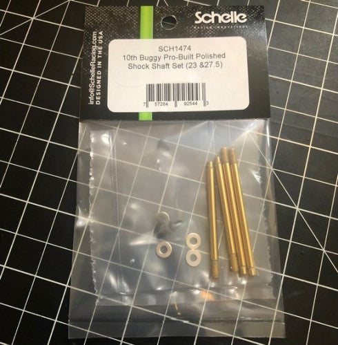 Pro-Built 10th Buggy Polished Shock Shaft Set (23 and 27.5)