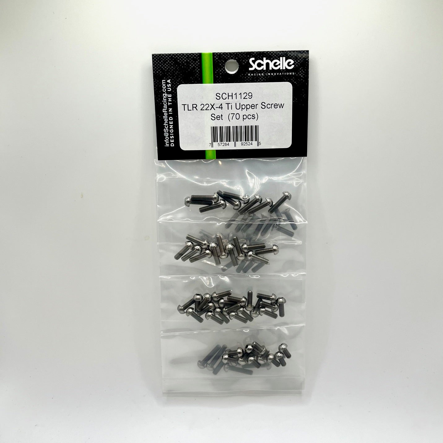 TLR 22X 2wd Titanium Upper Screw Set