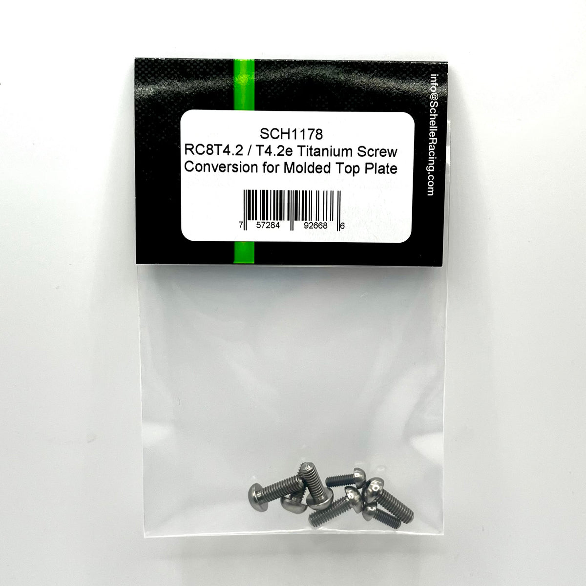 RC8T4.2 / B4.2 Molded Top Plate Titanium Screws