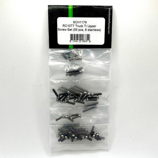 RC10T7 Truck Titanium Upper Screw Set