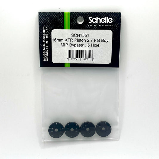16mm XTR Piston Fat Boys 2.7 w/ Bypass1, 5 Hole