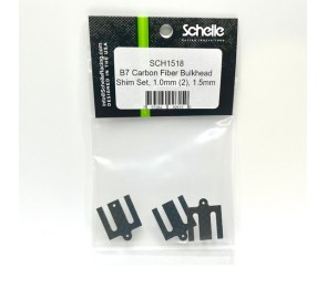 B7 Carbon Fiber Bulkhead Shim Set (1 & 1.5mm)