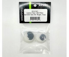 Carbon Fiber Pillow Ball Shim Set (12) AE, Mugen, Xray